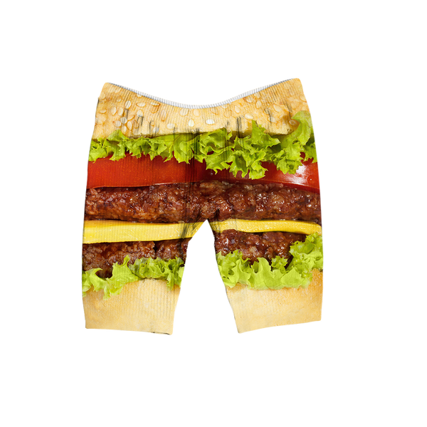 Burger Women's Ribbed Shorts