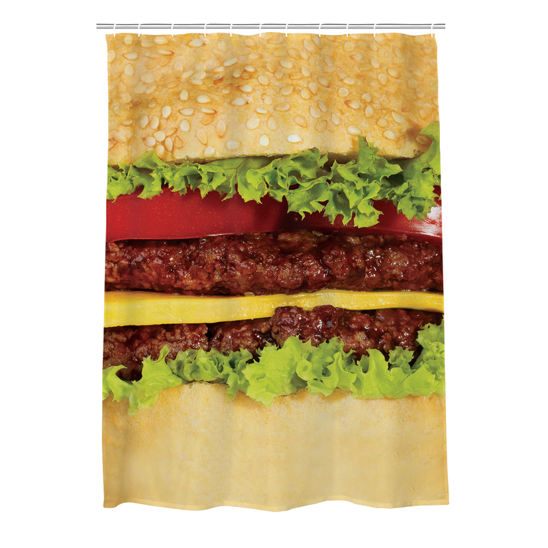 Burger Shower Curtain