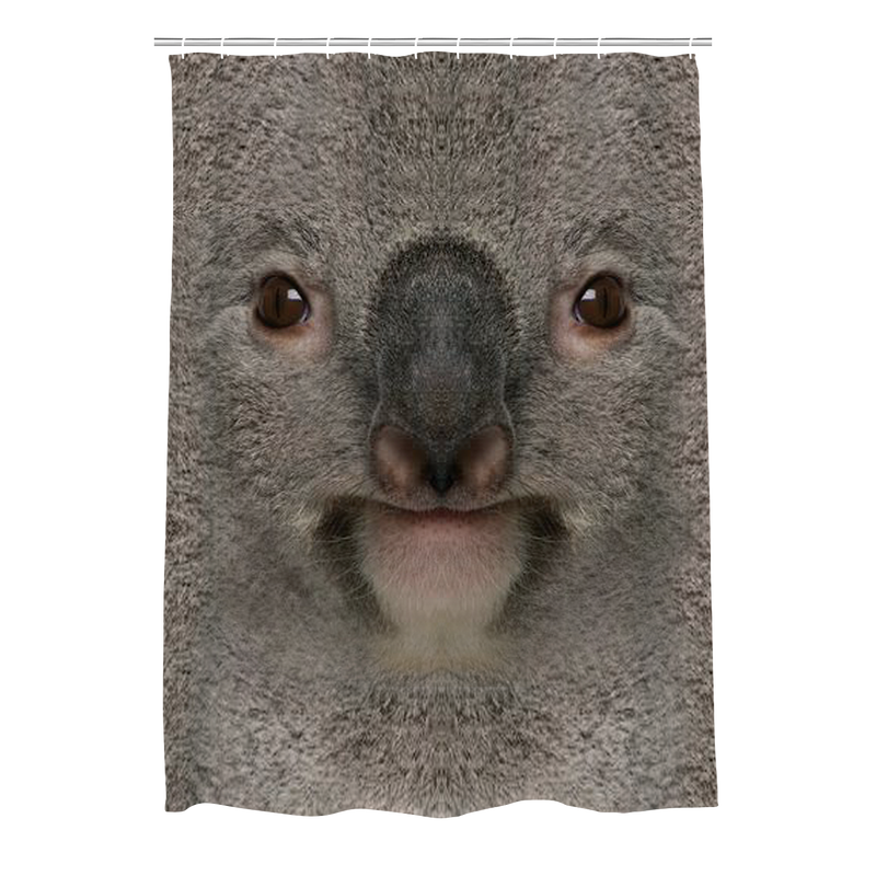 Koala Face Shower Curtain