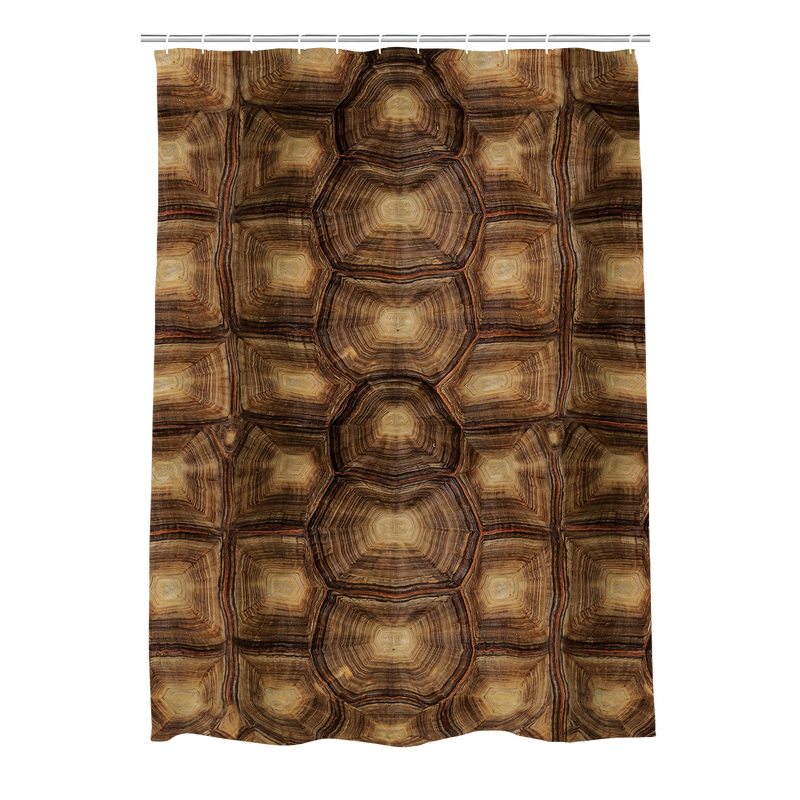Turtle Shell Shower Curtain