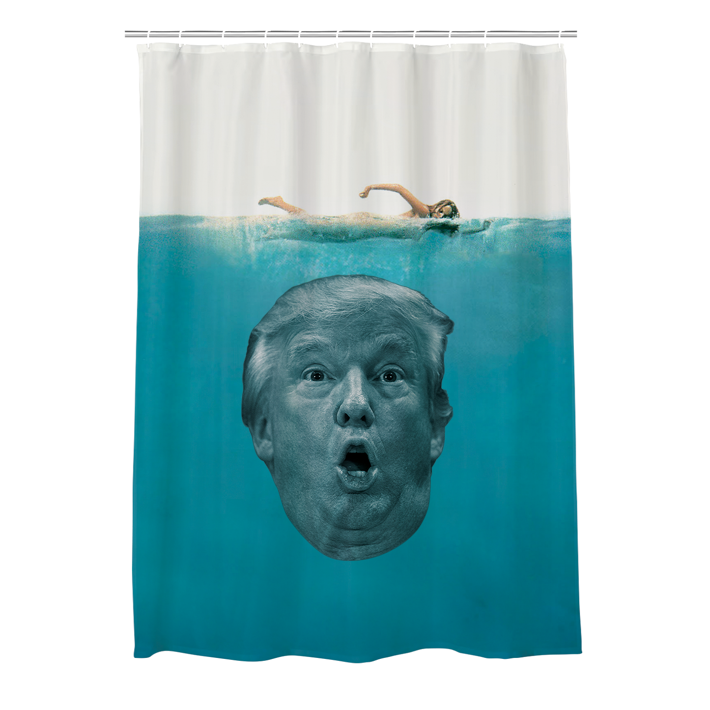 Jaws Custom Shower Curtain