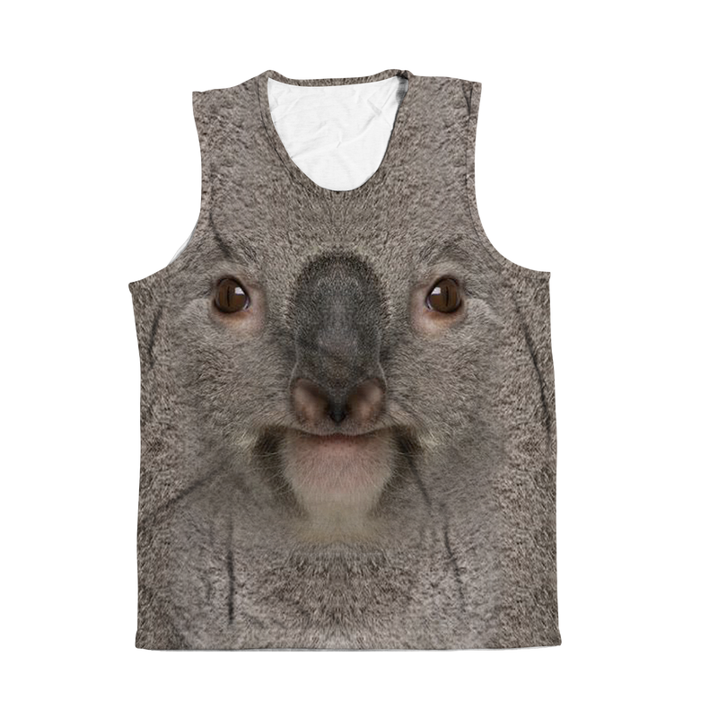 Koala Face Sleeveless Tee