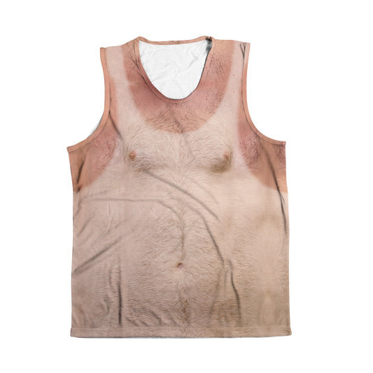 Tan Lines Sexy Chest Sleeveless Tee