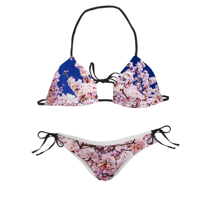 Sakura Blossom Sling Bikini Swimsuit