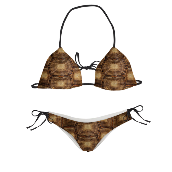 Turtle Shell Sling Bikini Swimsuit