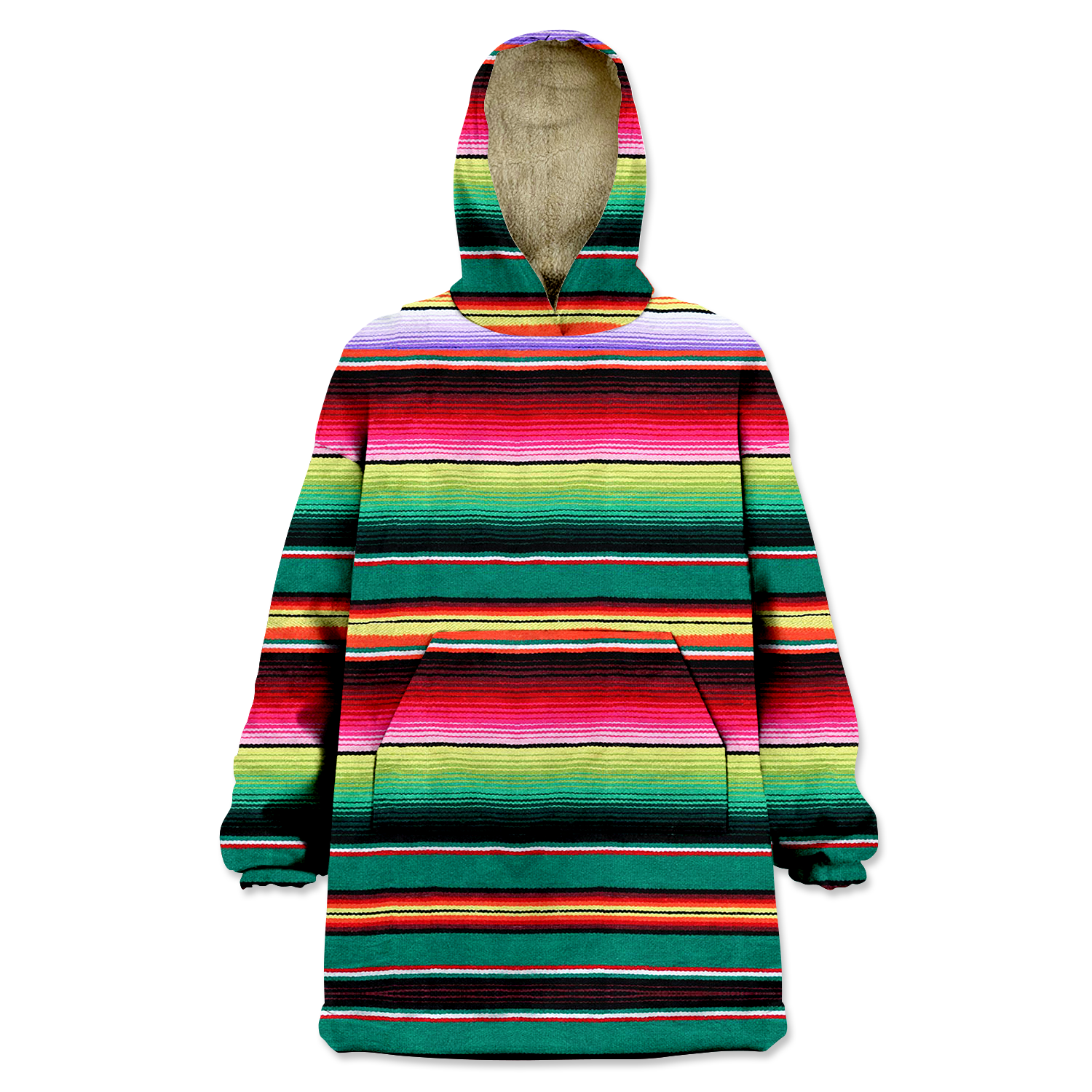 Serape Wearable Blanket Hoodie – Beloved Shirts