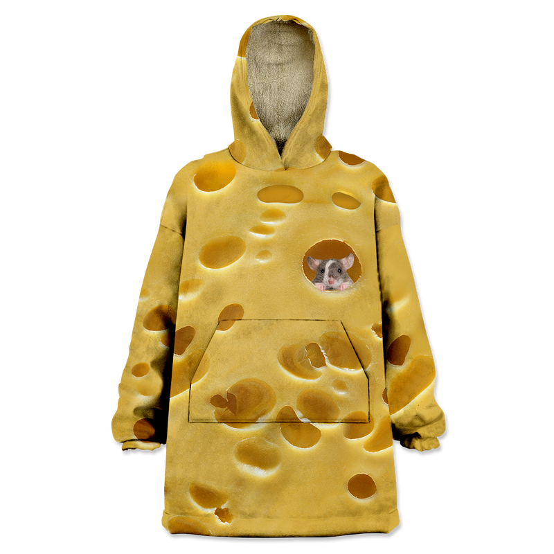 Swiss Cheese Wearable Blanket Hoodie