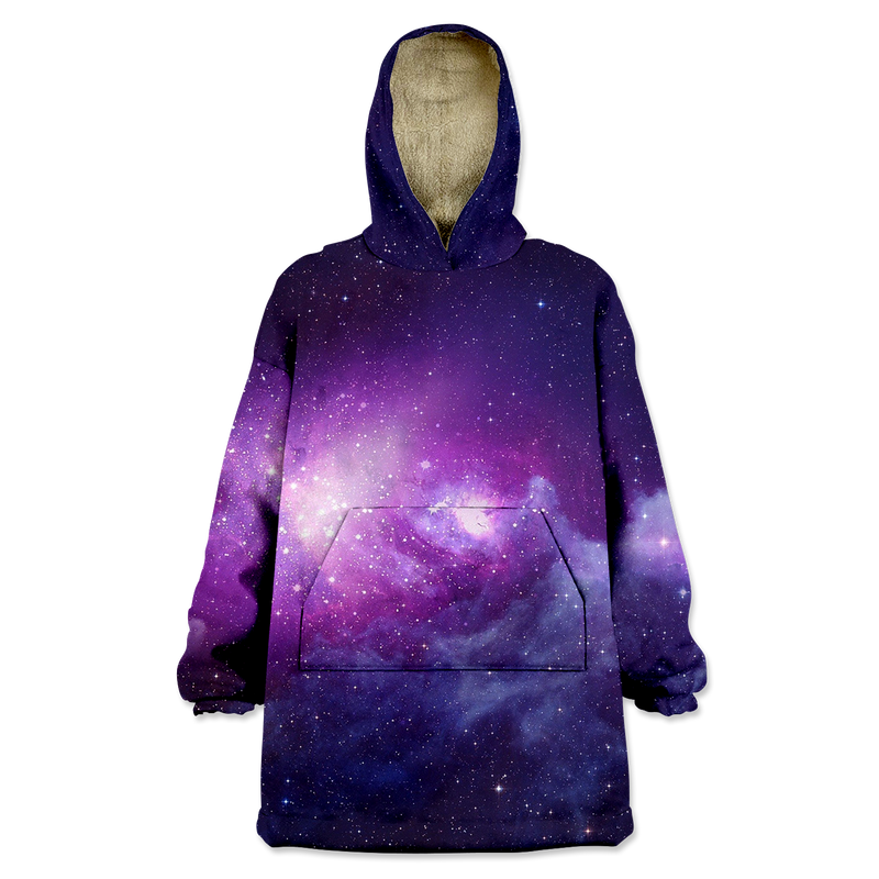 Purple Galaxy Wearable Blanket Hoodie
