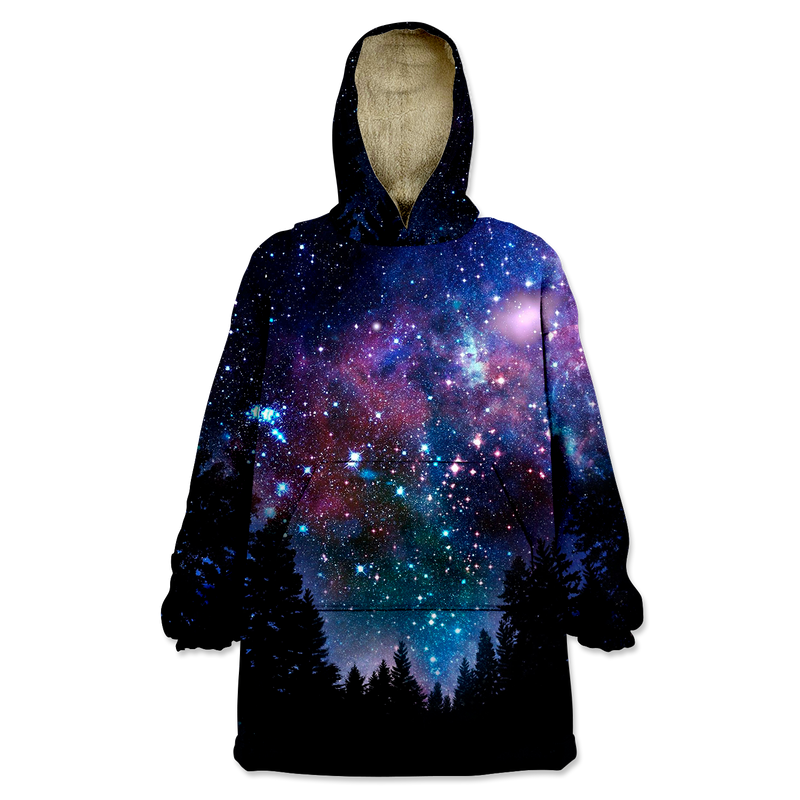 Galaxy Forest Wearable Blanket Hoodie