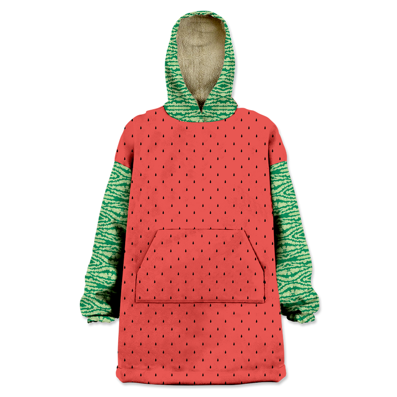Watermelon Wearable Blanket Hoodie