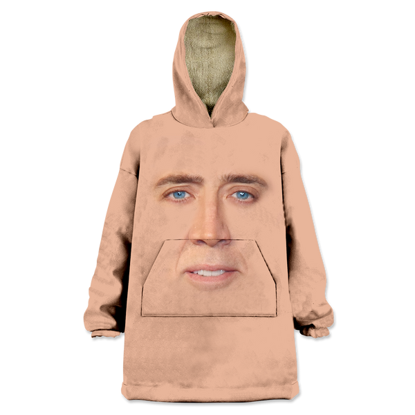 Cage Face Wearable Blanket Hoodie