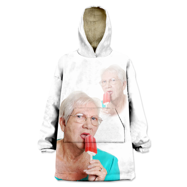 Popsicle Grandma Wearable Blanket Hoodie