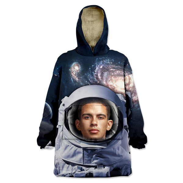 Astronaut Custom Wearable Blanket Hoodie