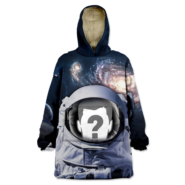 Astronaut Custom Wearable Blanket Hoodie