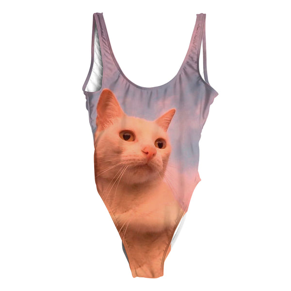 Thinking Cat Swimsuit - Regular