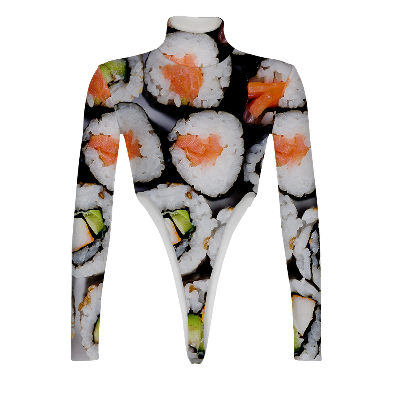 Sushi Turtleneck Long Sleeve Jumpsuit