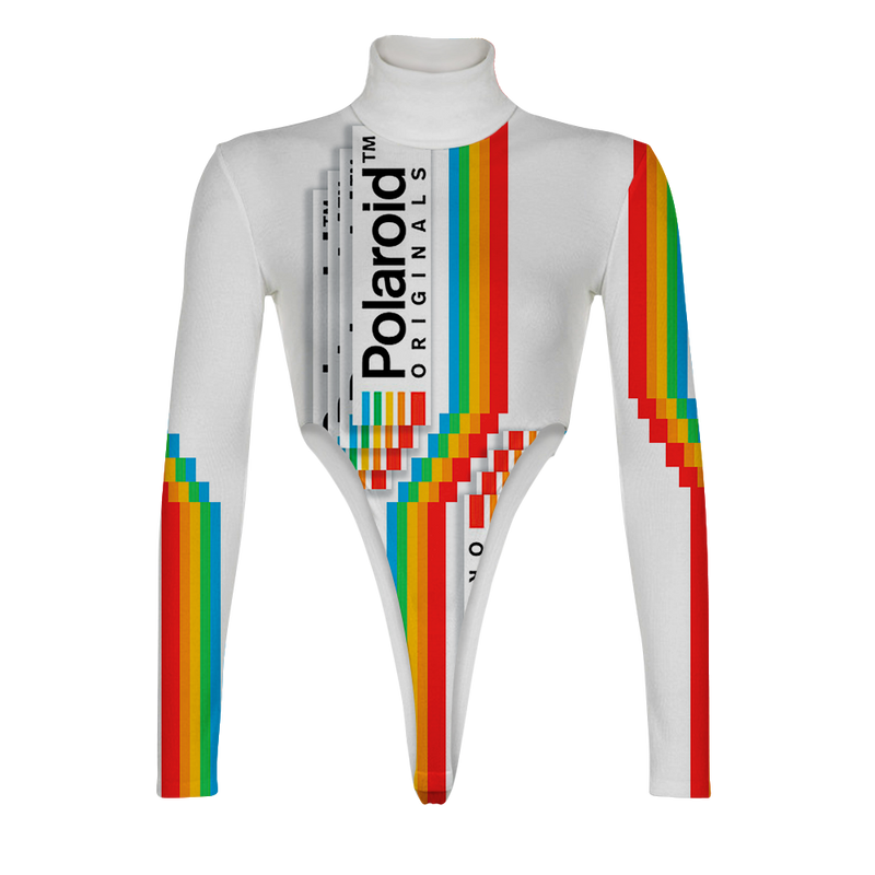 Polaroid Colors Turtleneck Long Sleeve Jumpsuit Beloved Shirts