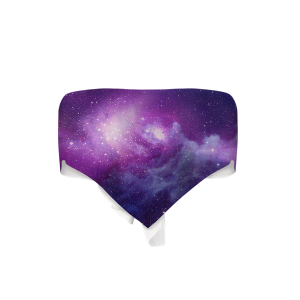 Purple Galaxy Triangle Tube Top