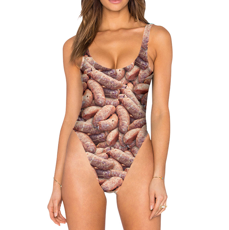 Sausage Party Swimsuit - High Legged