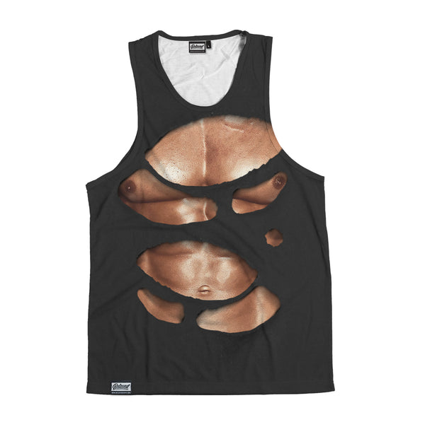 Ripped Chest Men's Tank Top