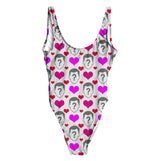 Custom Heart Pattern Swimsuit - Regular