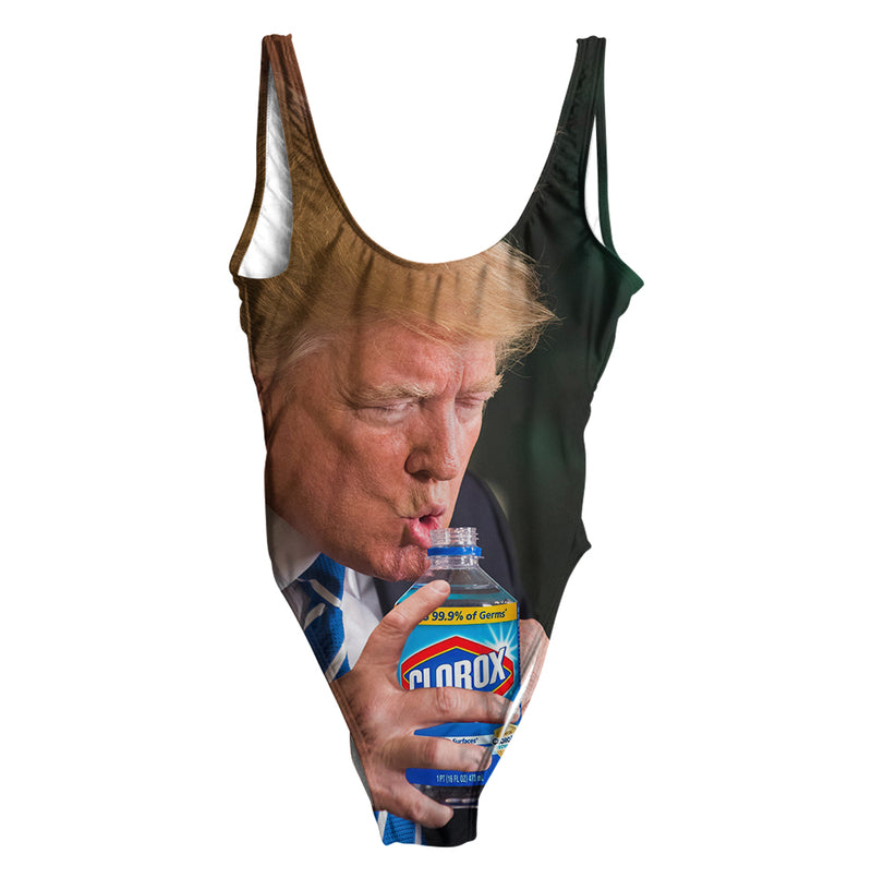 Trump Drinking Clorox Swimsuit - Regular