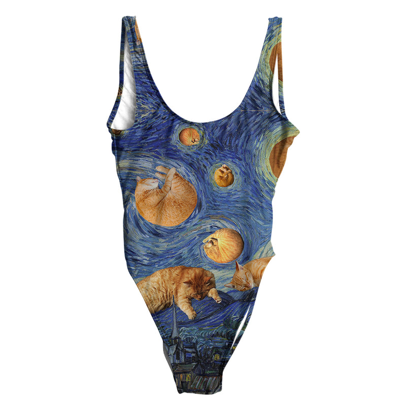 Van Gogh The Kitty Night Swimsuit - Regular