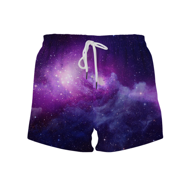 Purple Galaxy Women's Shorts