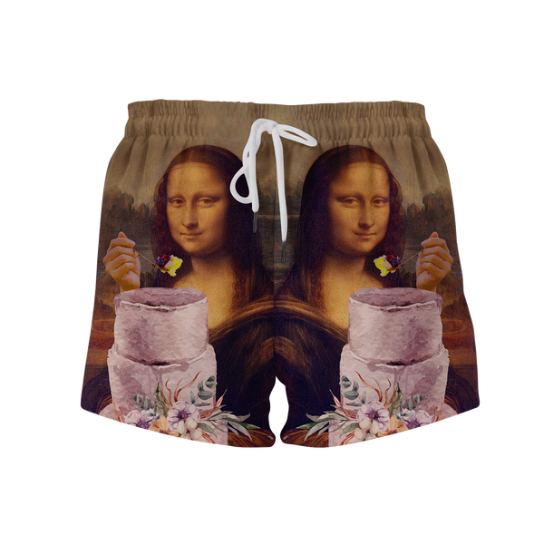Mona Lisa Cake Women's Shorts