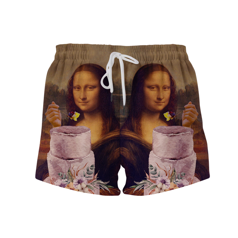 Mona Lisa Cake Women's Shorts