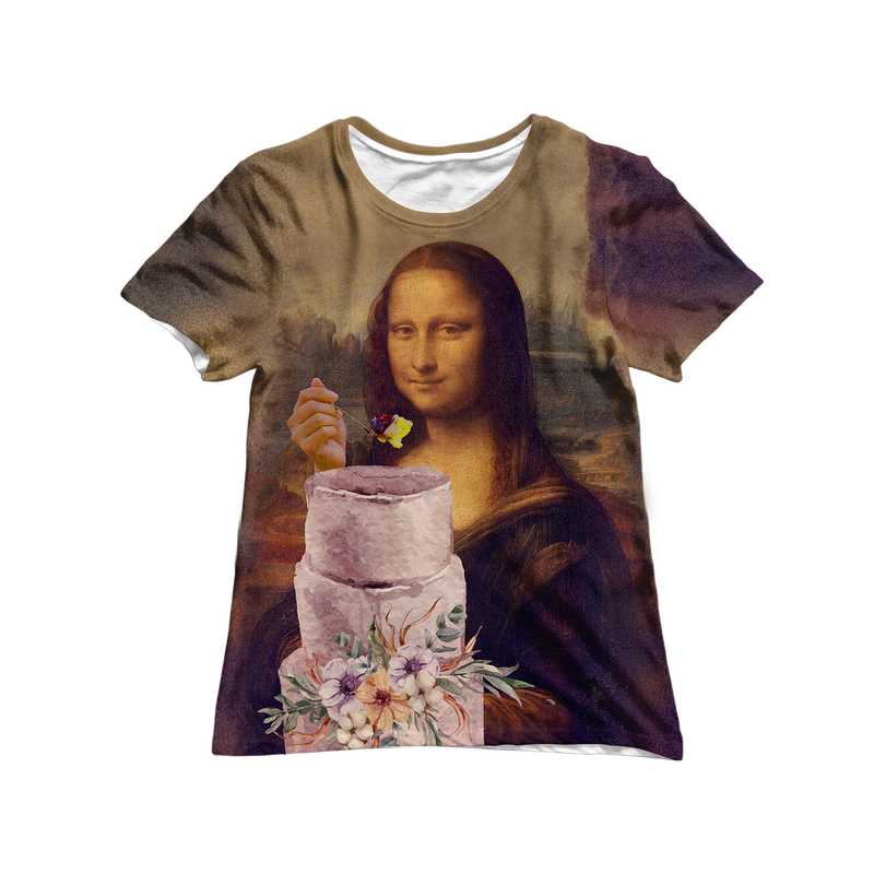 Mona Lisa Cake Women's Tee
