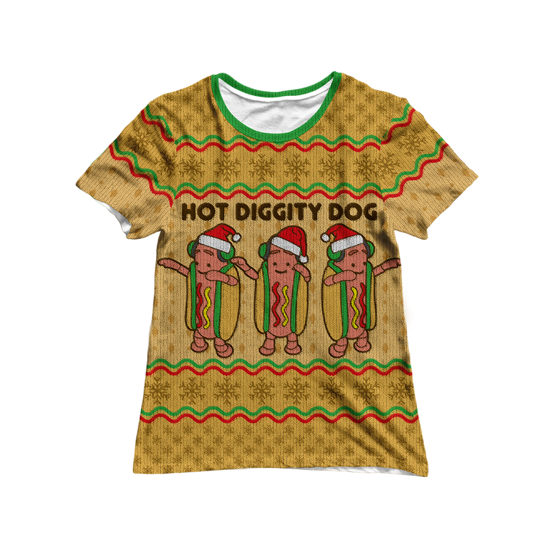Dancing Hot Dog Women's Tee