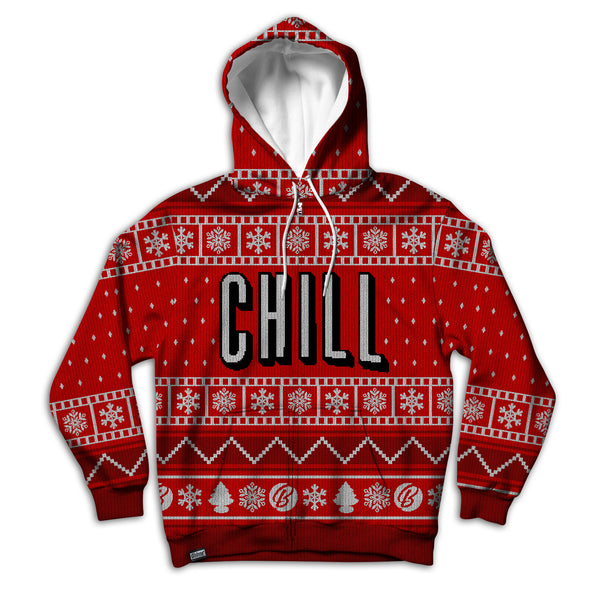 Chill Holiday Unisex Hoodie Zipup
