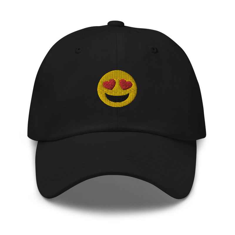 Heart Eye Emoji Dad Hat