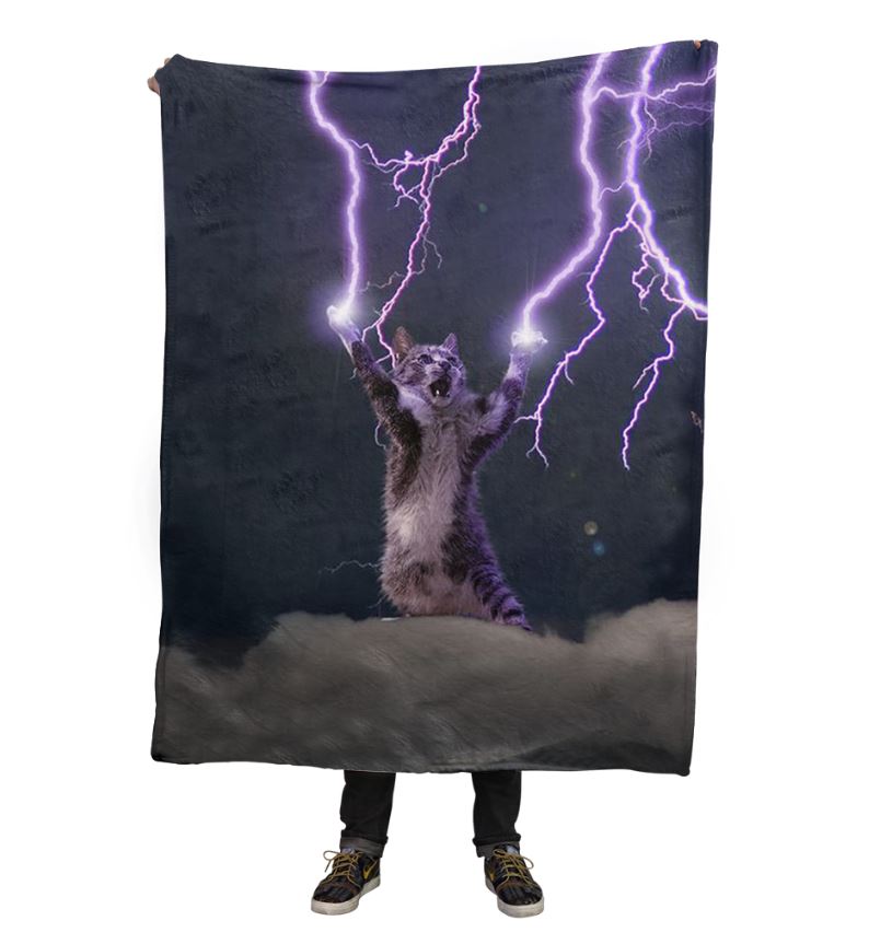 Lightning Pet Custom Blanket