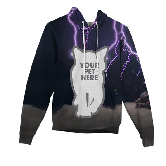 Lightning Pet Custom Kids Hoodie