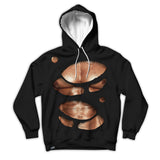 Ripped Chest Unisex Hoodie