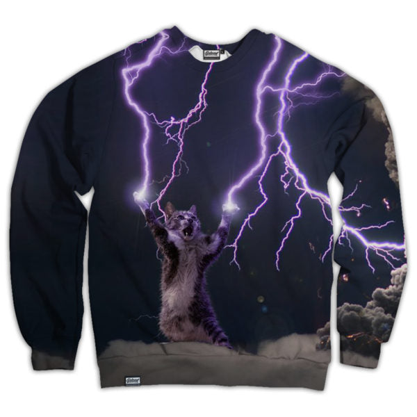 Lightning Cat Unisex Sweatshirt