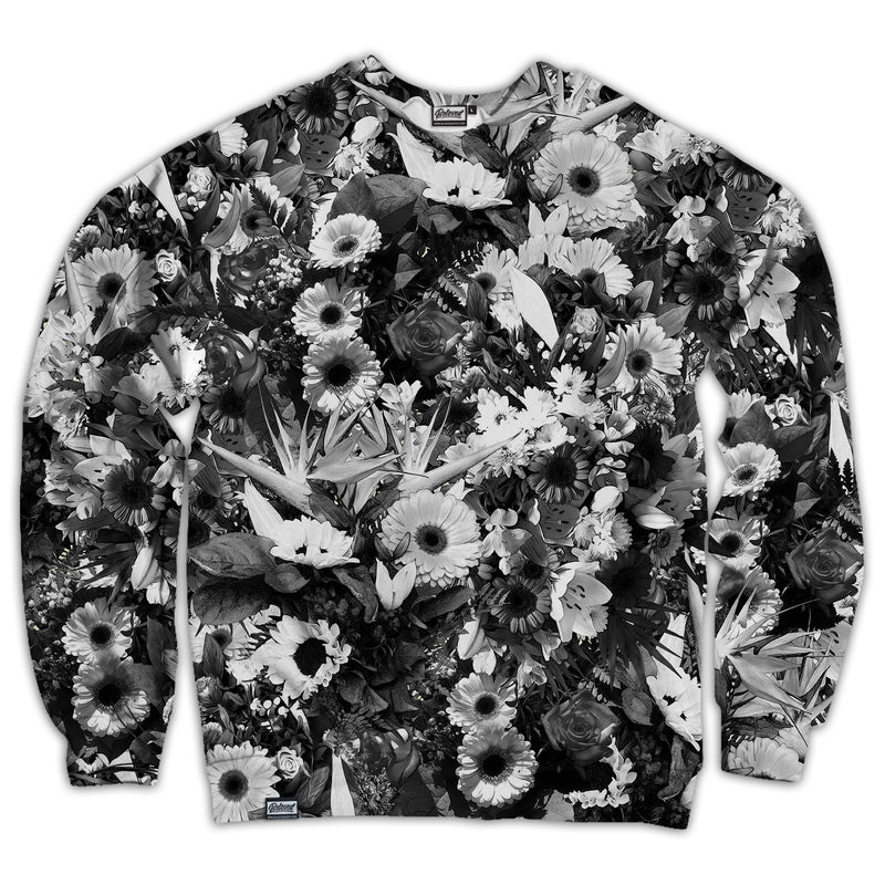 B&W Flowers Unisex Sweatshirt