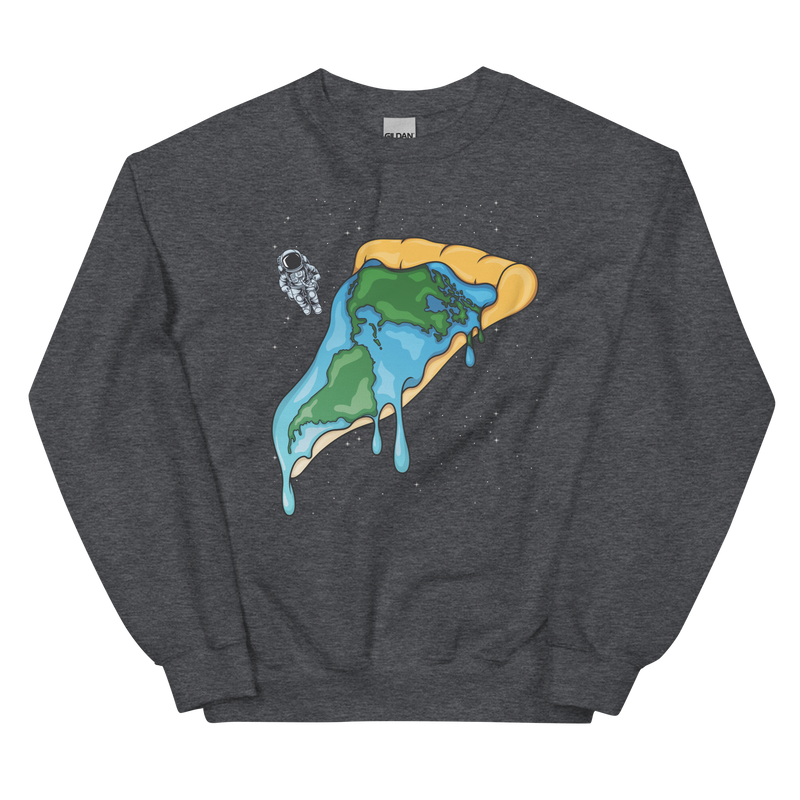 Pizza Earth Unisex Sweatshirt